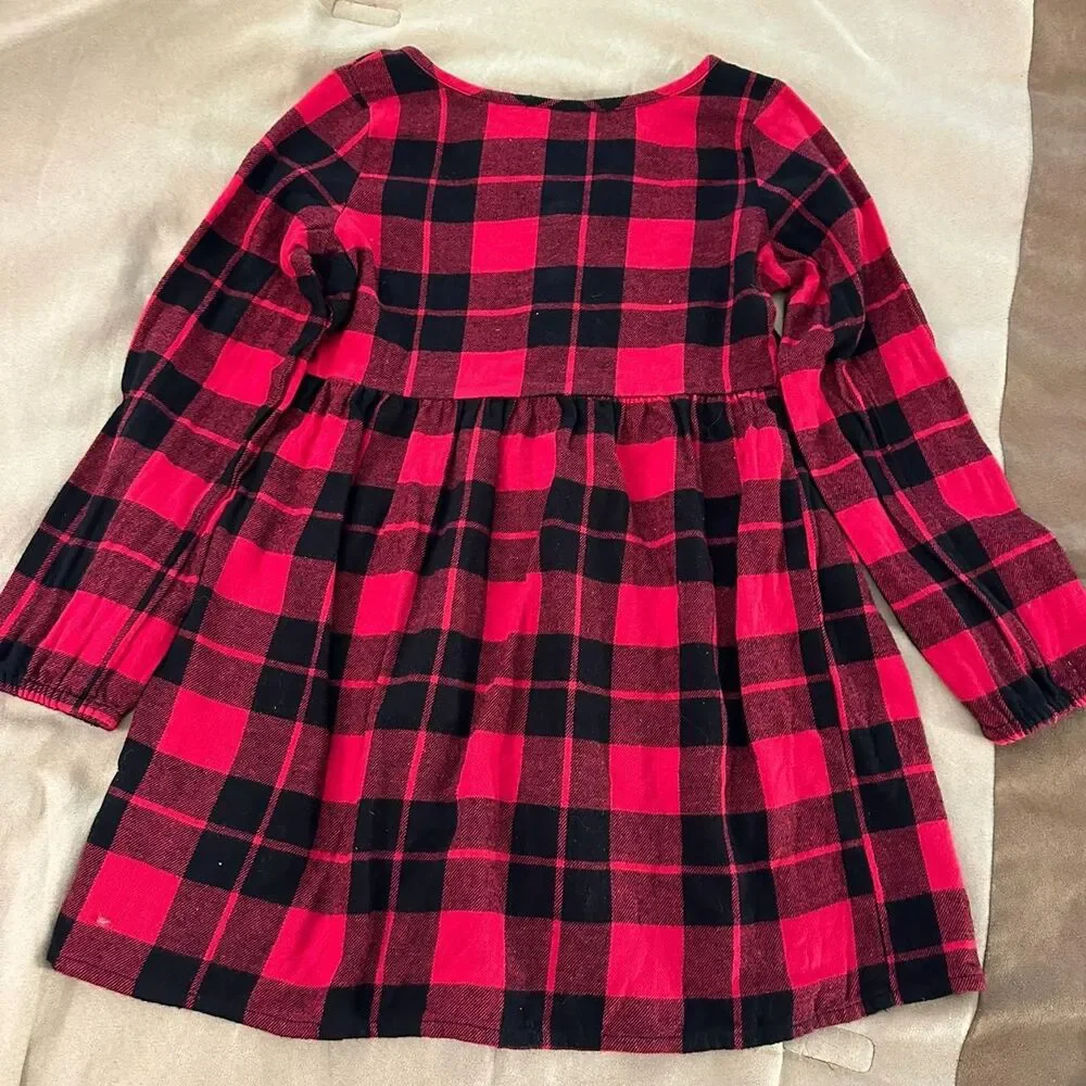 The-children-s-place Red and Black Dress